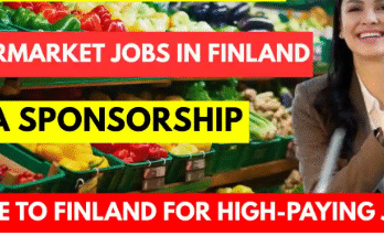 supermarket jobs in finland with visa sponsorship